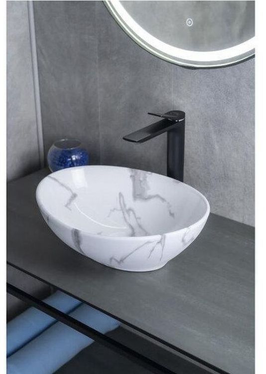 Раковина-чаша Gid Lago Mnc138C 41 54473 цвет Под камень глянцевый