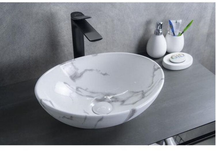 Раковина-чаша Gid Lago Mnc138C 41 54473 цвет Под камень глянцевый