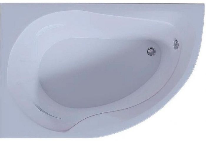 Акриловая ванна Aquatek Вирго 150х100 L VIR150-0000038 без гидромассажа с фронтальной панелью с каркасом (разборный) со слив-переливом