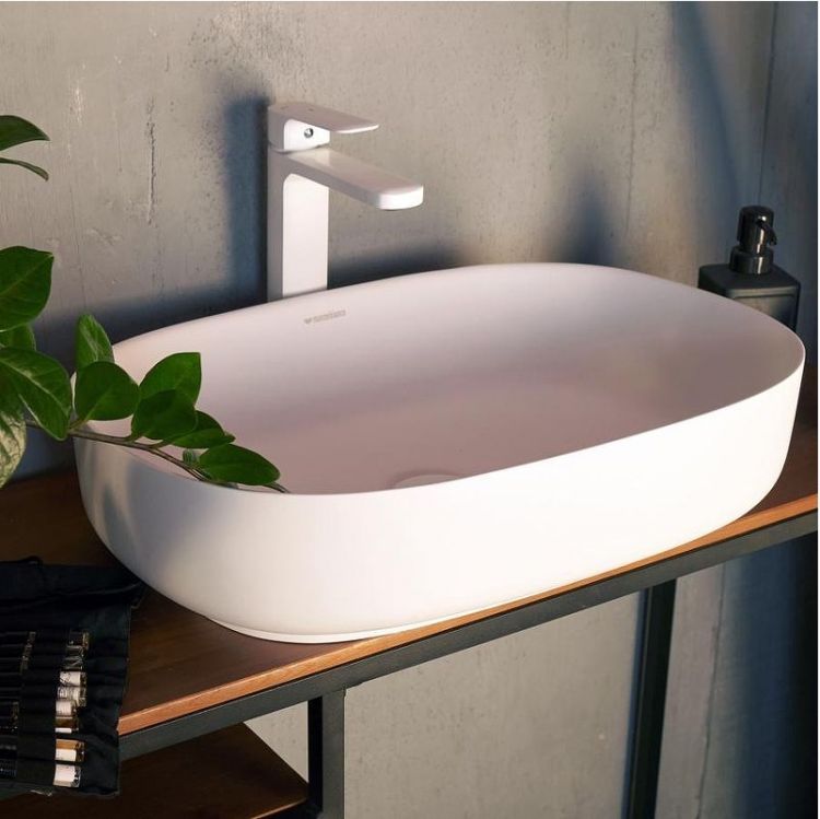 Раковина-чаша Montebianco Conca 54 12020 цвет Белый матовый