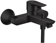 Hansgrohe Talis E Смеситель для ванны настенный, излив 194мм, цвет: черный матовый
