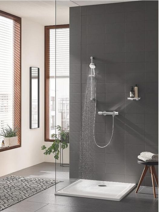 Смеситель для душа Grohe Grohtherm 1000 Performance 34827000 с термостатом Хром