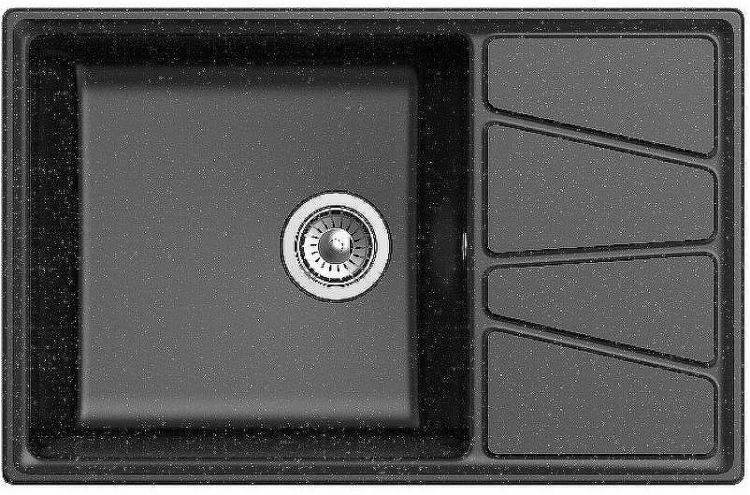 Кухонная мойка GranFest Vertex GF-V-780L Черный