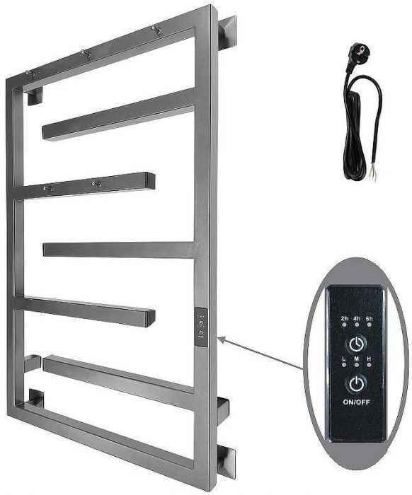 Электрический полотенцесушитель Altasan ЛабиринтПроф 80x50 ЛабиринтПроф5кр8050Г Графит