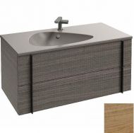 Тумба под раковину Jacob Delafon Nouvelle Vague 100 EB3032-E16 подвесная Светлый орех