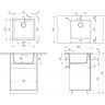 Кухонная мойка Ulgran Quartz Underground 450-06 Трюфель