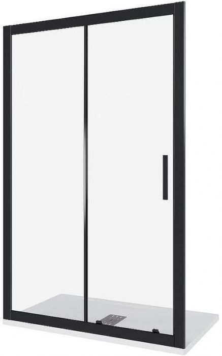 Душевая дверь Good Door Cofe WTW-110-C-B 110 КФ00010 профиль Черный стекло прозрачное