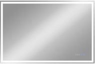 Зеркало Континент Mercury 1000х700 ЗЛП971 с подсветкой с сенсорным выключателем с подогревом с часами