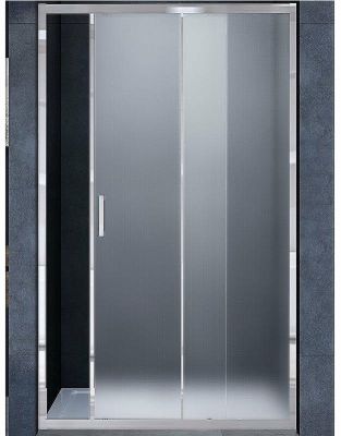 Душевая дверь Vincea Alpha 120 VDS-3AL120MT профиль Хром стекло текстурное