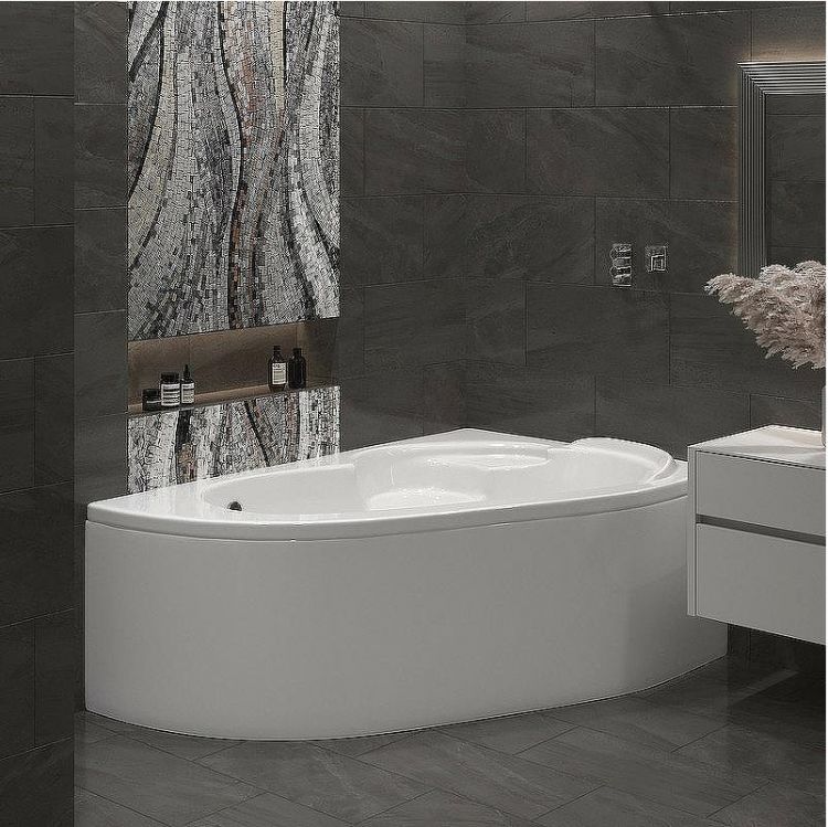 Акриловая ванна Corpa Nera Siena 150x100 L CN05004WHL без гидромассажа