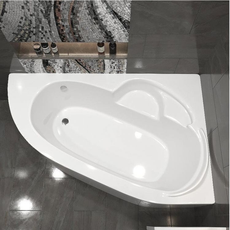 Акриловая ванна Corpa Nera Siena 150x100 L CN05004WHL без гидромассажа