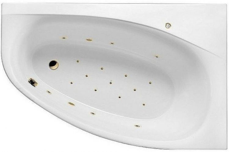 Акриловая ванна Excellent Kameleon 170x110 R WAEX.KMP17.RELAX.GL с гидромассажем
