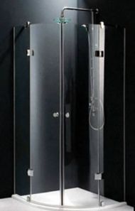 Душевой уголок STURM Luna 1000x1000, полукруглый Душевой уголок STURM Luna 1000x1000, полукруглый