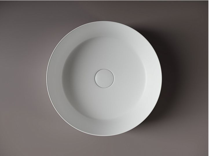 Умывальник CERAMICANOVA Element чаша накладная круглая (цвет Белый Матовый) CN6022MW