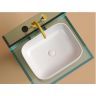 Умывальник CERAMICANOVA Element чаша накладная прямоугольная (цвет Белый Матовый) CN6052MW