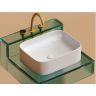 Умывальник CERAMICANOVA Element чаша накладная прямоугольная (цвет Белый Матовый) CN6052MW