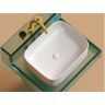 Умывальник CERAMICANOVA Element чаша накладная прямоугольная (цвет Белый Матовый) CN6052MW