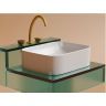 Умывальник CERAMICANOVA Element чаша накладная прямоугольная (цвет Белый Матовый) CN6052MW