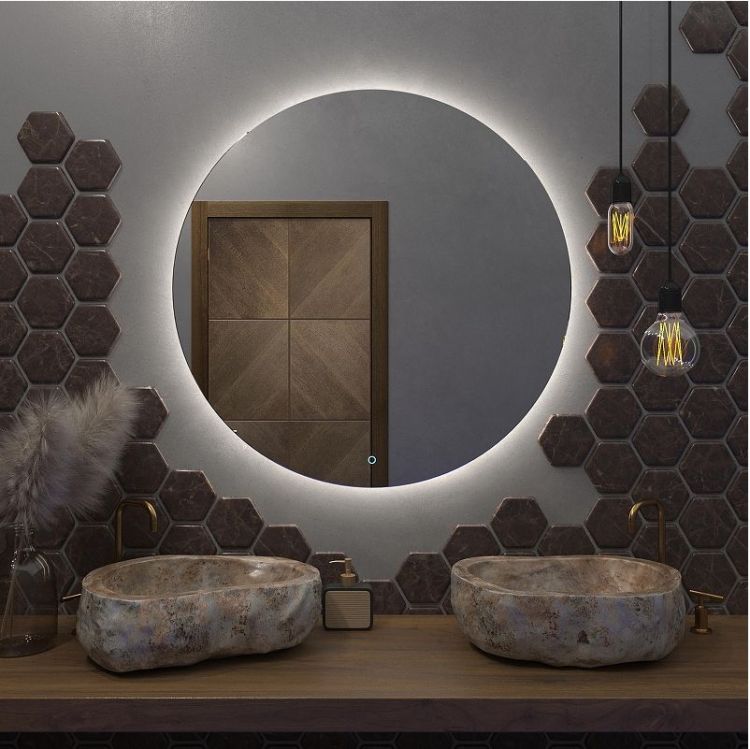 Зеркало Onika Сола 50 205025 с подсветкой с сенсорным выключателем и диммером