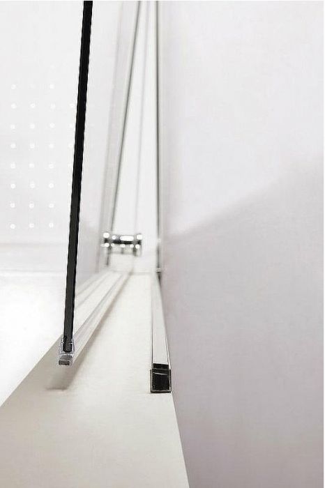 Душевая дверь Cezares Eco 70 ECO-O-B-1-70-P-Cr профиль Хром стекло рифленое