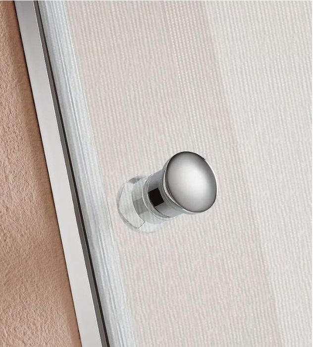 Душевая дверь Cezares Eco 70 ECO-O-B-1-70-P-Cr профиль Хром стекло рифленое