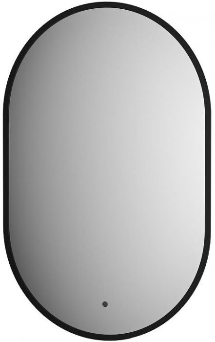 Зеркало Defesto Aura 40х60 DF 2921R с подсветкой 16W-4500K/ИК - выключатель/Нейтральный белый свет/Черная рама