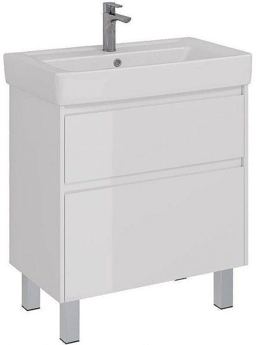 Тумба под раковину Lemark Combi 80 LM03C80T подвесная Белый глянец
