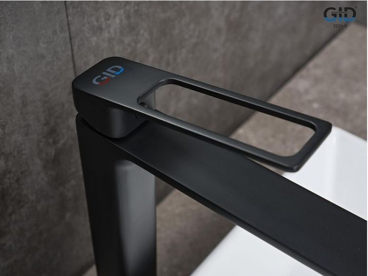 Смеситель для раковины Gid Niagara L057BMD цвет Черный матовый Смеситель для раковины Gid Niagara L057BMD цвет Черный матовый