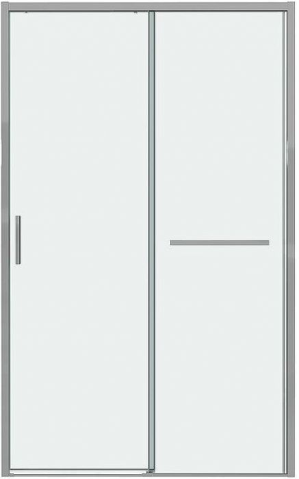 Душевая дверь Grossman Style 110 100.K33.05.110.10.00 профиль Хром стекло прозрачное