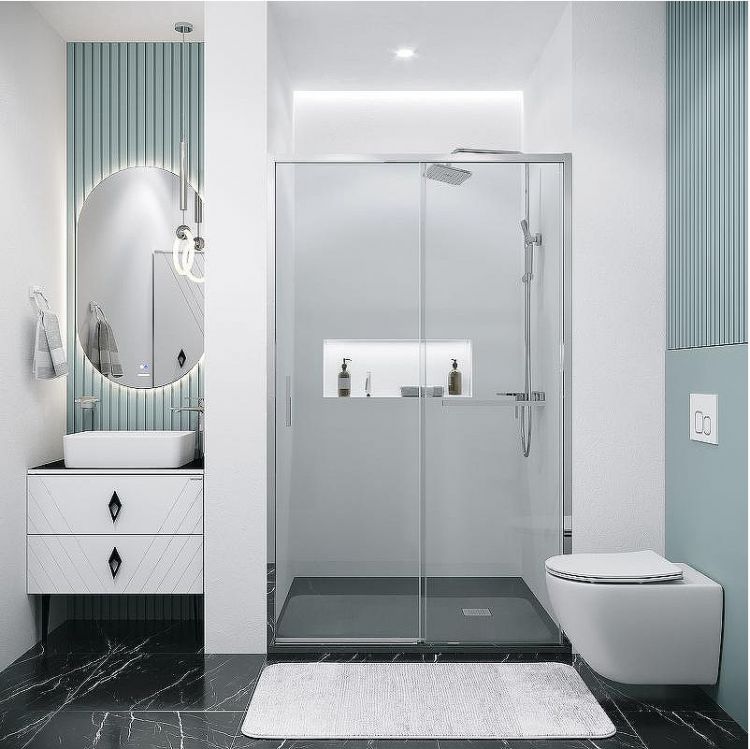 Душевая дверь Grossman Style 110 100.K33.05.110.10.00 профиль Хром стекло прозрачное Душевая дверь Grossman Style 110 100.K33.05.110.10.00 профиль Хром стекло прозрачное