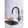 Смеситель для кухни Paulmark Salix Sa213419-GM Вороненая сталь Смеситель для кухни Paulmark Salix Sa213419-GM Вороненая сталь