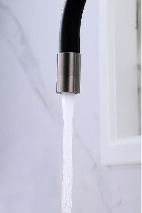 Смеситель для кухни Paulmark Salix Sa213419-GM Вороненая сталь Смеситель для кухни Paulmark Salix Sa213419-GM Вороненая сталь