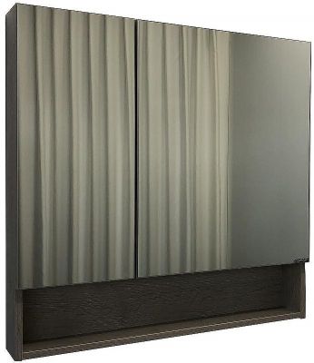 Зеркальный шкаф Comforty Парма 80 00004143489 Дуб дымчатый