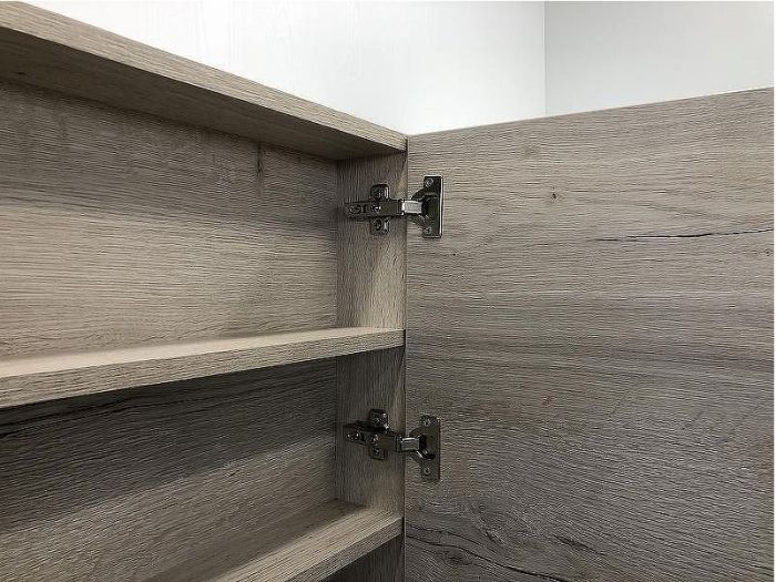 Зеркальный шкаф Comforty Парма 80 00004143489 Дуб дымчатый