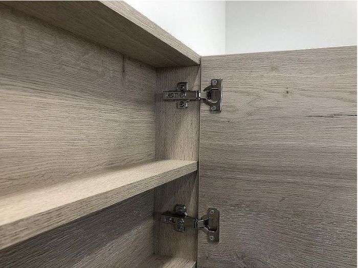 Зеркальный шкаф Comforty Парма 80 00004143489 Дуб дымчатый