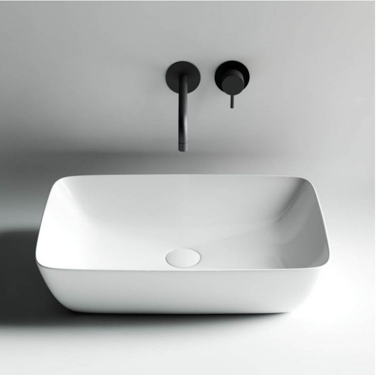 Умывальник чаша SANCOS FORM накладная прямоугольная 590x400x145мм, CN2003