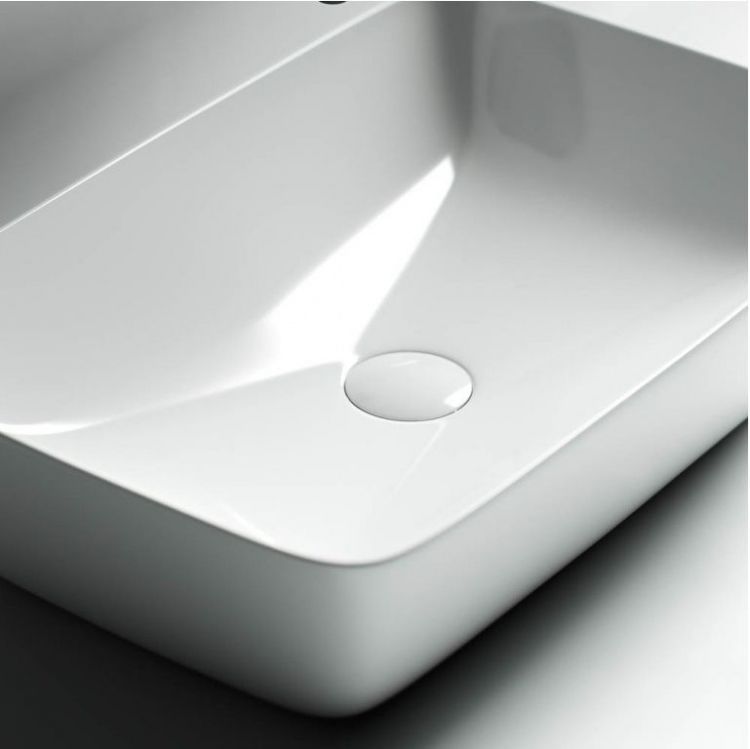 Умывальник чаша SANCOS FORM накладная прямоугольная 590x400x145мм, CN2003