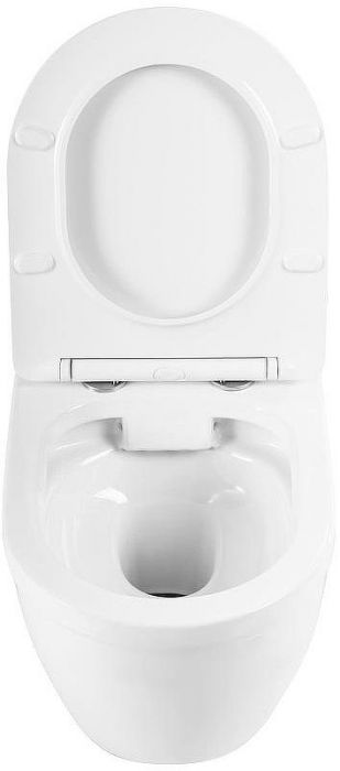 Комплект унитаза с инсталляцией BelBagno Loto BB070CHR/SC/BB002-80/BB014-SR-BIANCO с сиденьем Микролифт и Белой клавишей смыва