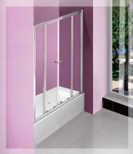 Шторка для ванны Акватика 1600, прямоугольная Шторка для ванны Акватика 1600, прямоугольная