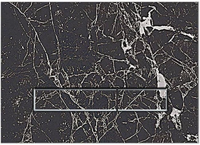 Клавиша смыва KK POL Lapis Grande V1 350/PPK/410-00-03 Nero Greco