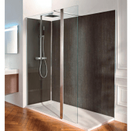 Душевая перегородка 140х200 см Jacob Delafon Contra E22WP140-GA стекло прозрачное