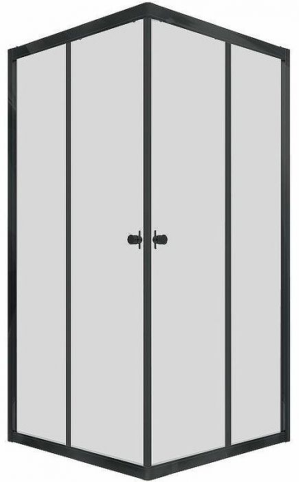 Душевой уголок Triton Вента-Блэк 90х90 Щ0000054466 профиль Черный стекло прозрачное