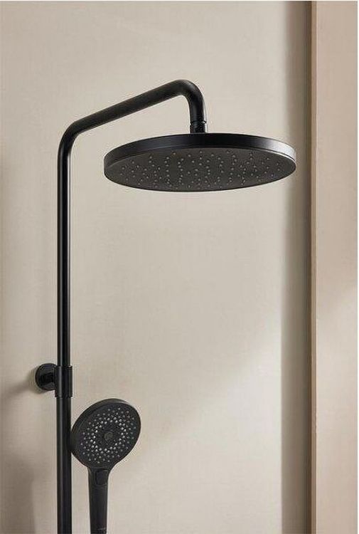 Душевая система Arrow F5H9119MB с термостатом цвет Черный матовый