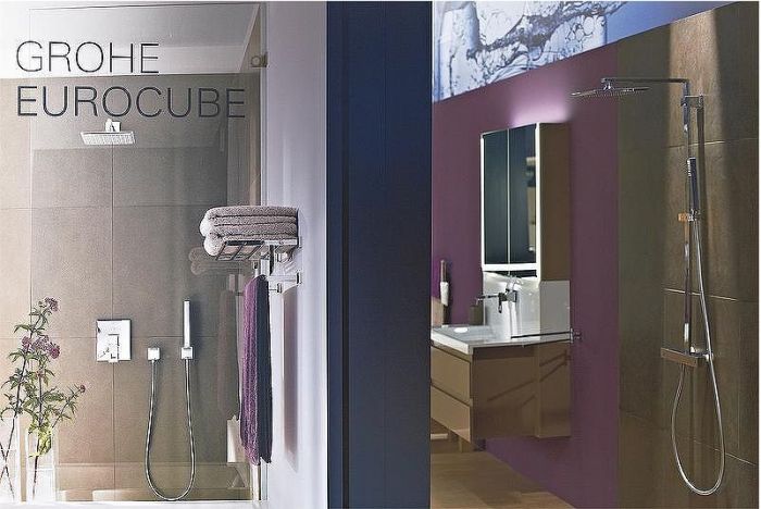 Душевой гарнитур Grohe Euphoria Cube 27703000 Хром