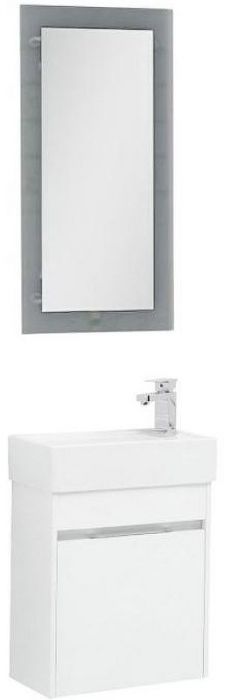 Комплект мебели для ванной Aquanet Лидс 50 240480 подвесной Белый