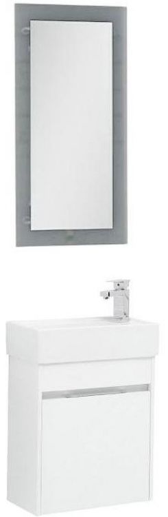 Комплект мебели для ванной Aquanet Лидс 50 240480 подвесной Белый Комплект мебели для ванной Aquanet Лидс 50 240480 подвесной Белый