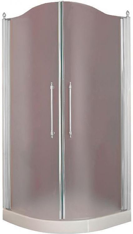 Душевой уголок Migliore Diadema 90x90 22682 профиль Хром стекло матовое Душевой уголок Migliore Diadema 90x90 22682 профиль Хром стекло матовое