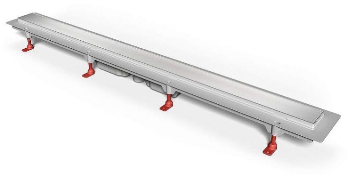 Душевой лоток Creto Uni 75 CRE-750SN-Down(CH750/S40KN) с решеткой цвет Хром