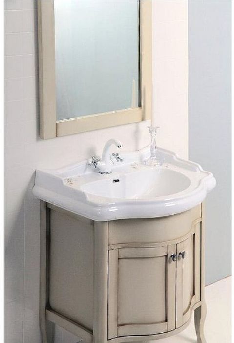 Зеркало Cezares Lorenzo 65 LOR70/03.03 Bianco Patinato