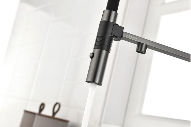 Смеситель для кухни Paulmark Gravity Gr213888-GM Вороненая сталь Смеситель для кухни Paulmark Gravity Gr213888-GM Вороненая сталь